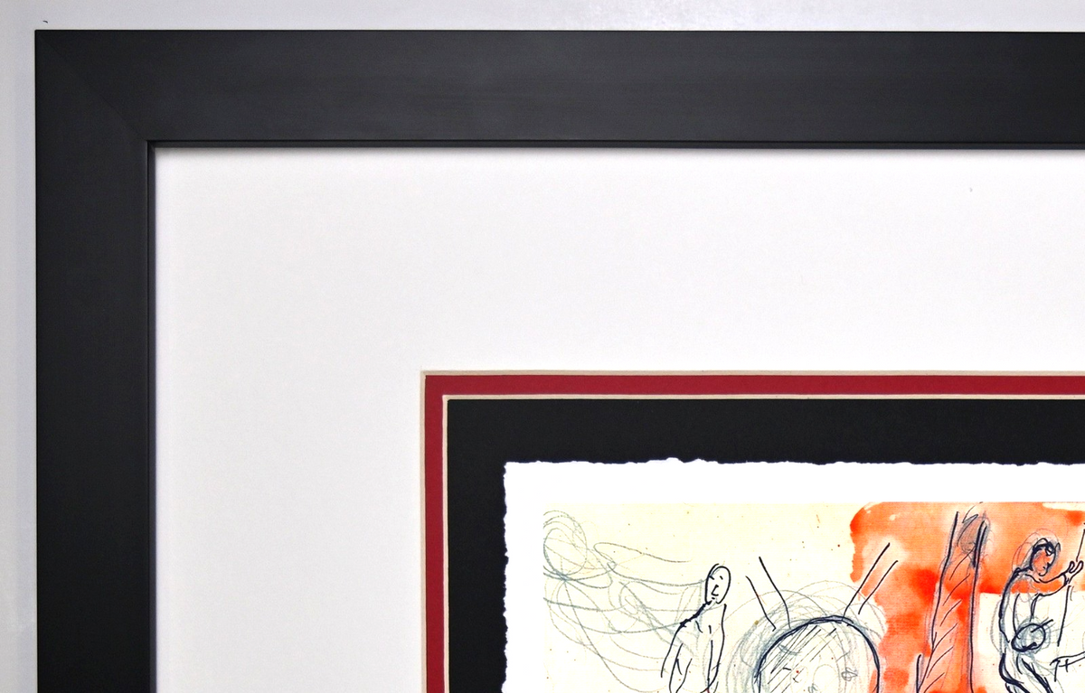 " Ravel's Daphnis and Chloe" by Marc Chagall, Framed Art