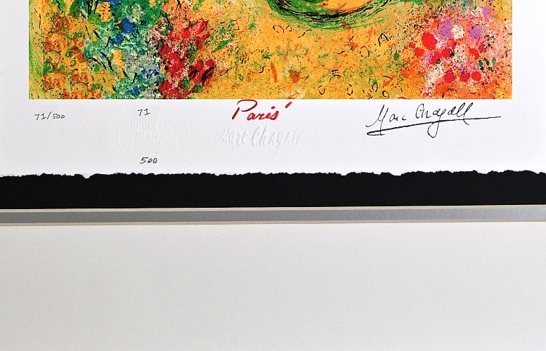 " Trampled Flowers" by Marc Chagall, Framed Art